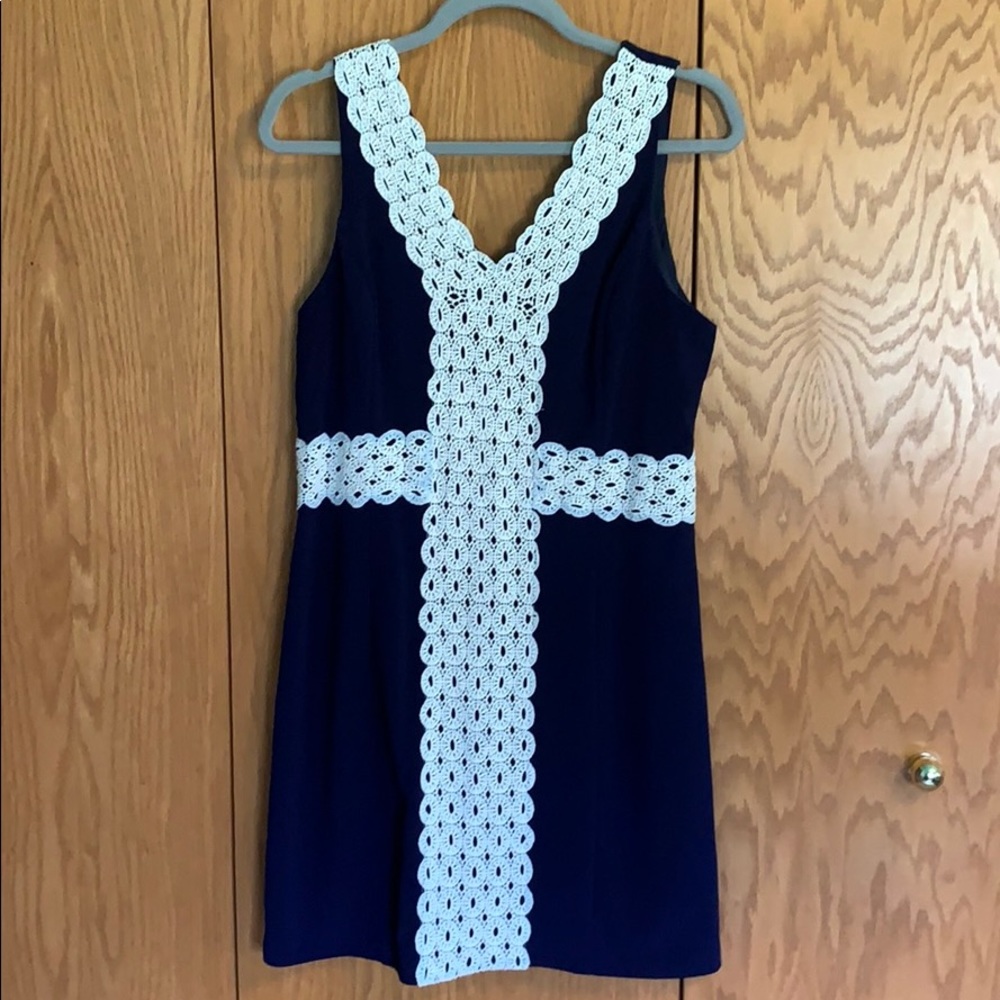 Pink Owl classic navy dress